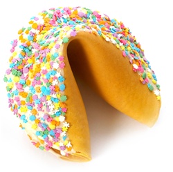 Mother's Day Giant Fortune Cookie Covered - White Chocolate