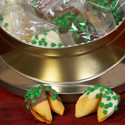 St Patrick's Day Green Fortune Cookie Gifts